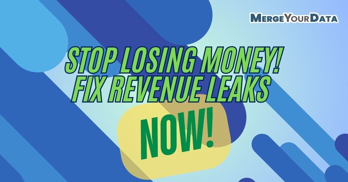 How to Identify and Fix Revenue Leaks